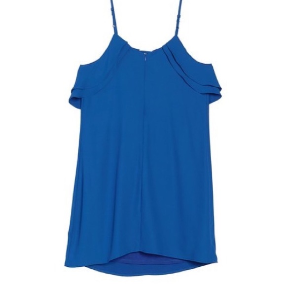 19 Cooper Royal Blue Ruffle Swing Dress L - Picture 8 of 9